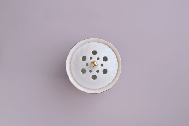 Okura Toen Blue Rose Incense Burner