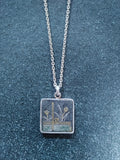 Ipsa inlaid pendant Wildflower
