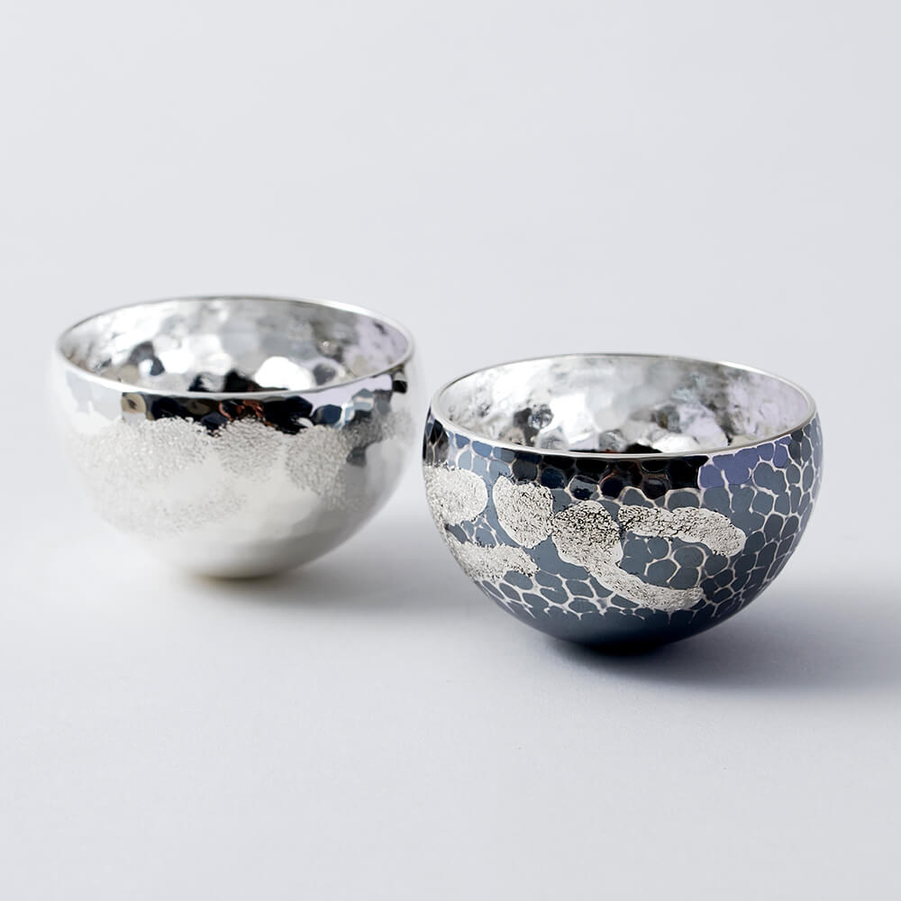 Mori Ginki Silver Gyokuhai Tsukimi-Fuji