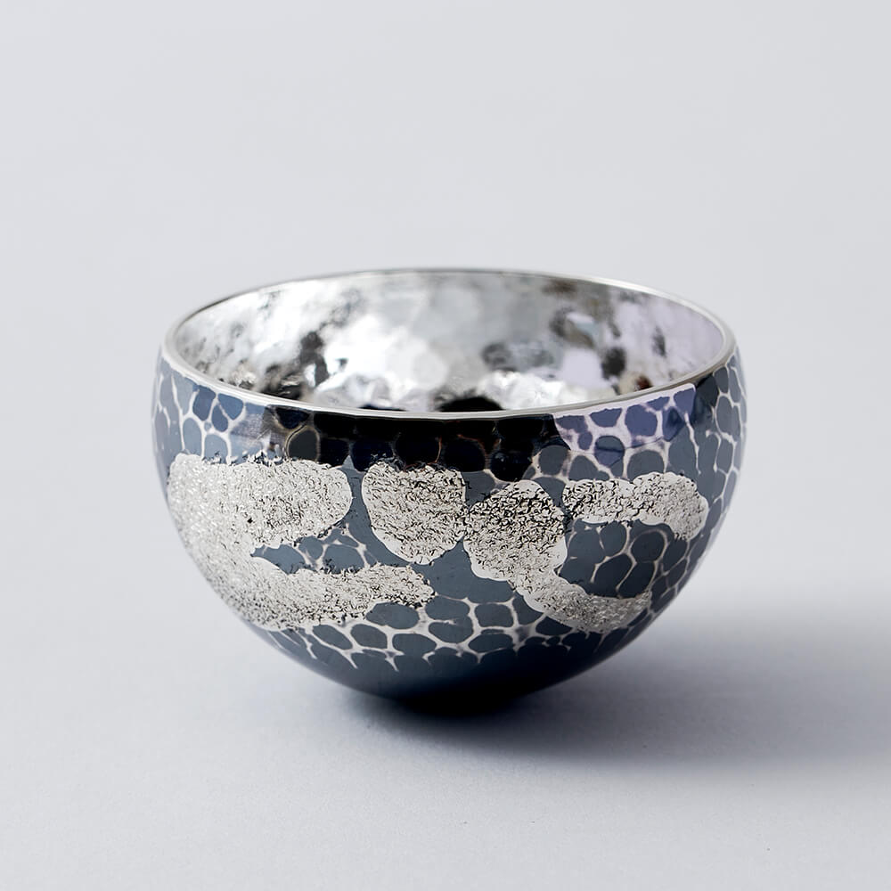 Mori Ginki Silver Gyokuhai Tsukimi-Fuji