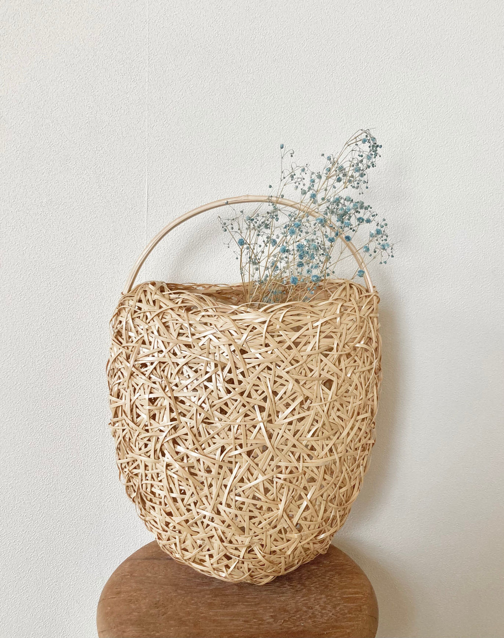 Mochiki Yurika Bamboo Basket Nagaboso