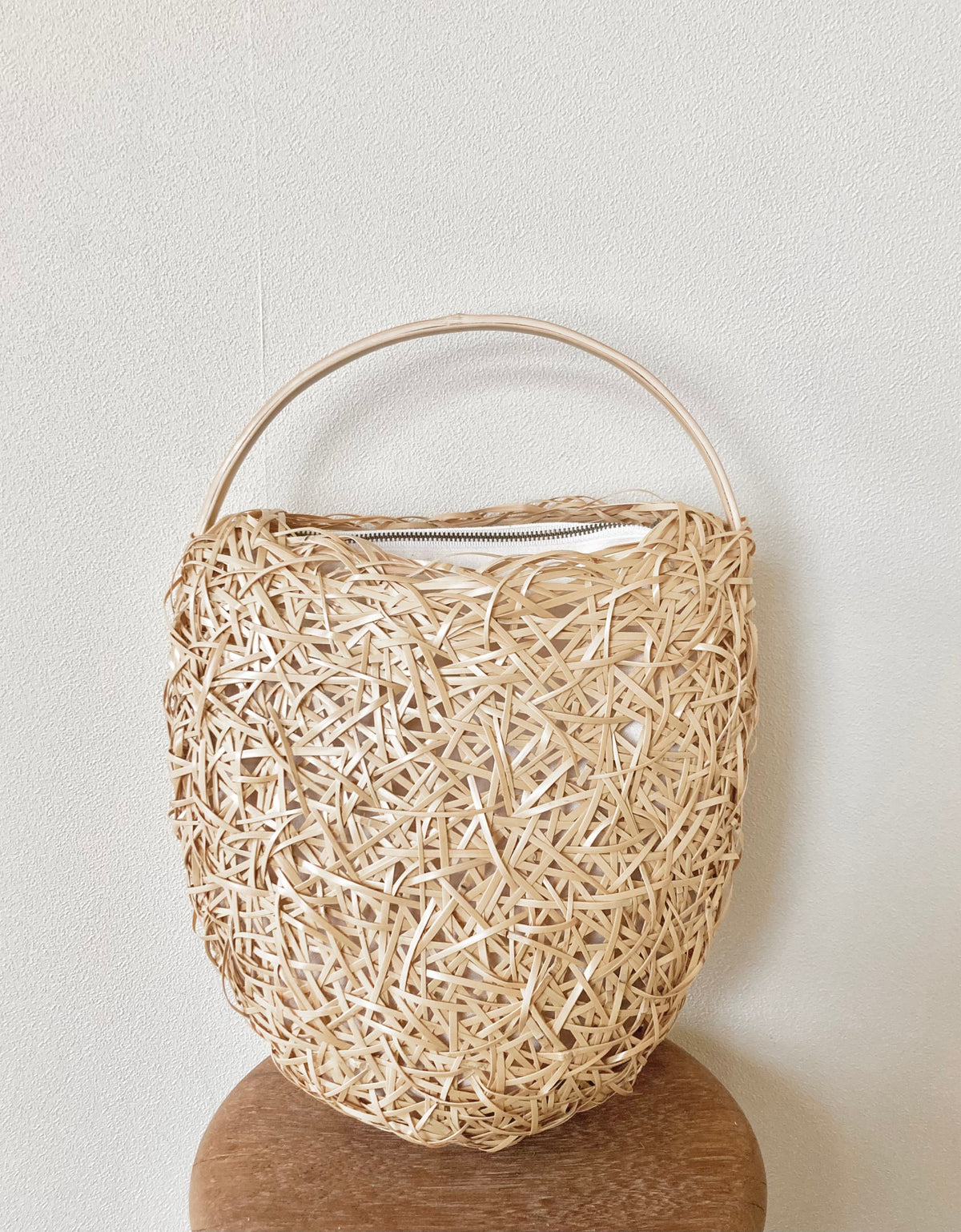 Mochiki Yurika Bamboo Basket Nagaboso