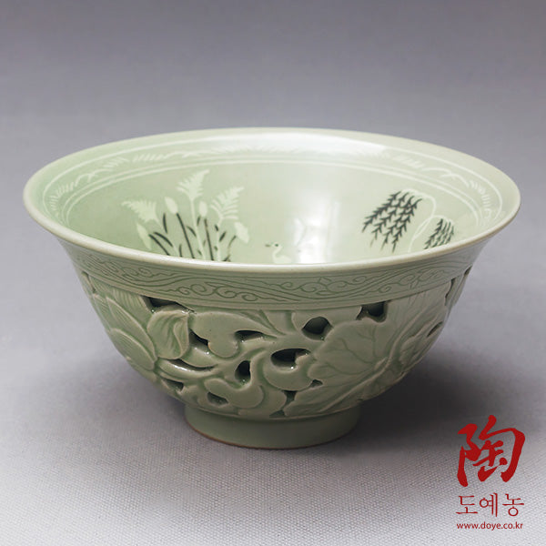 Openwork celadon — detail