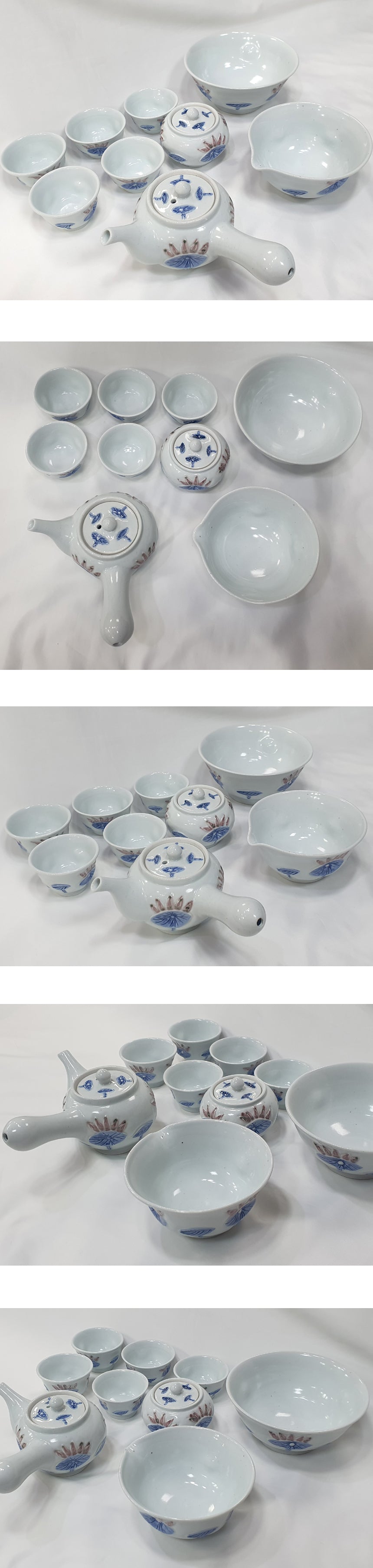 Lotus tea set — full set