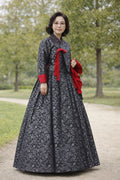 Silk brocade hanbok Buyonghwa