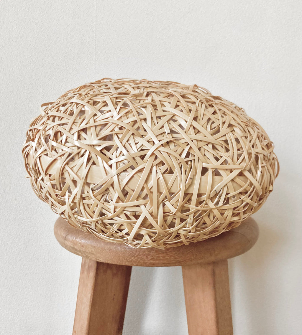 Mochiki Yurika Bamboo Basket Nagaboso