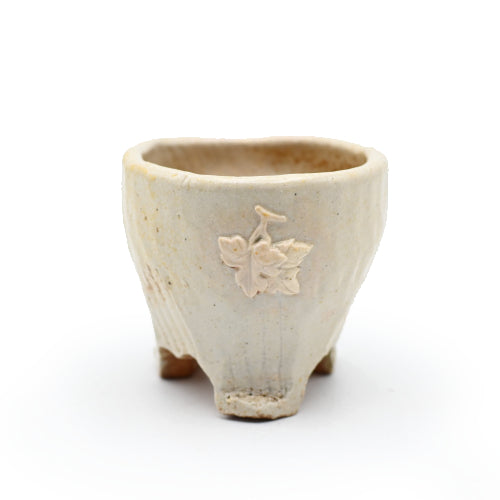 Moriwaki Hiroyuki White Bizen Crab Guinomi