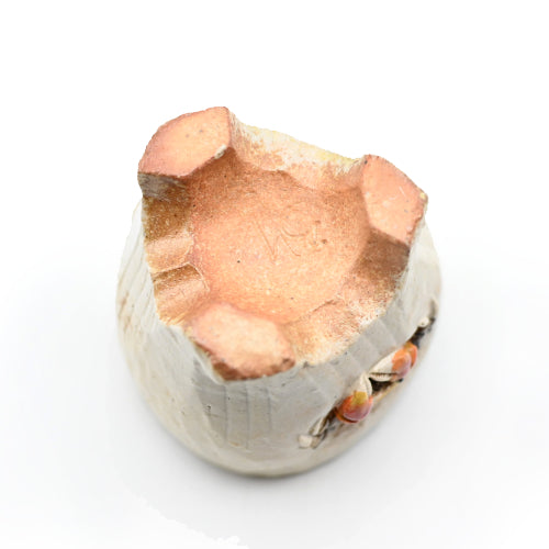 Moriwaki Hiroyuki White Bizen Crab Guinomi