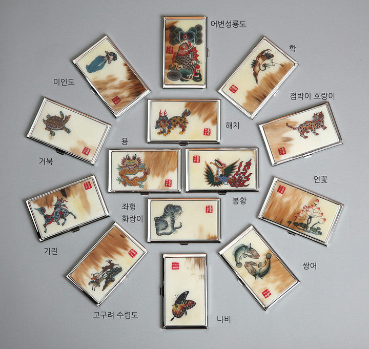 Hwagak ox-horn card case