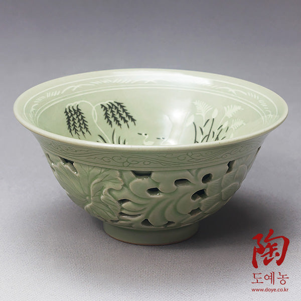 Openwork celadon — detail