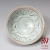 Hakeme tea bowl — detail