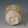 Crane tea bowl — detail