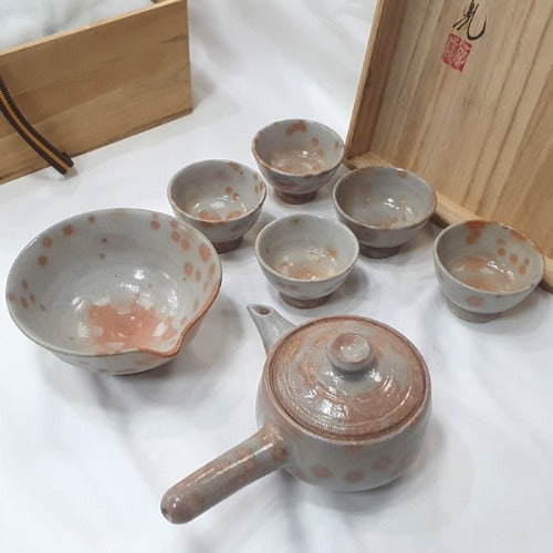 Momiji tea set — detail