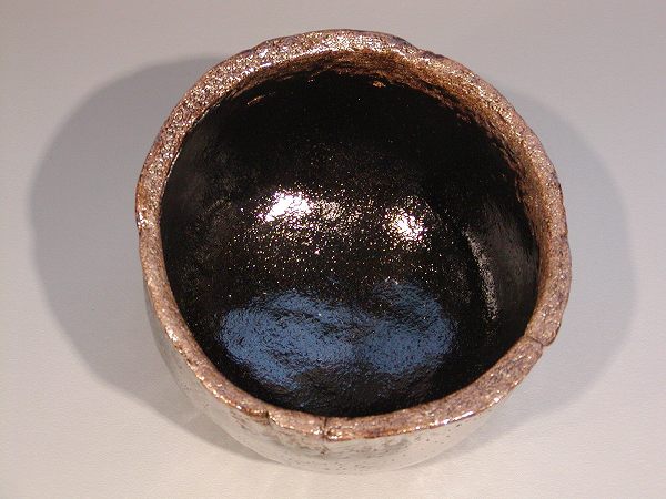 Nakamura Kohei Black Raku Tea Bowl Amagumo