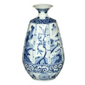 Yamamoto Choza Octagonal Ai-Kutani Vase