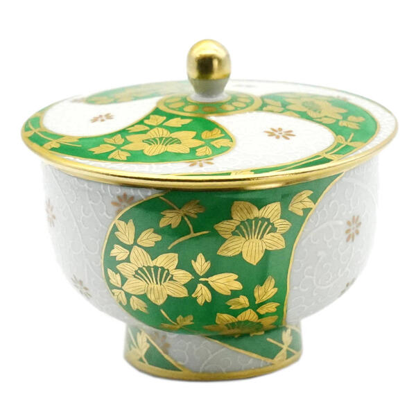 Yoshida Minori Kinrande Lidded Yunomi