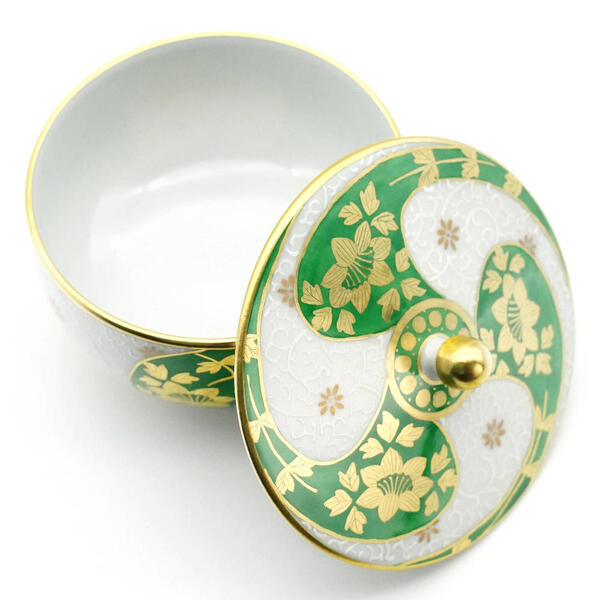 Yoshida Minori Kinrande Lidded Yunomi