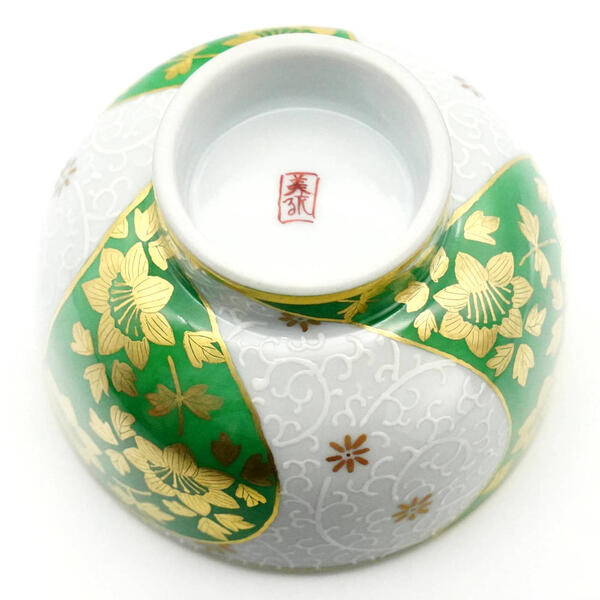 Yoshida Minori Kinrande Lidded Yunomi