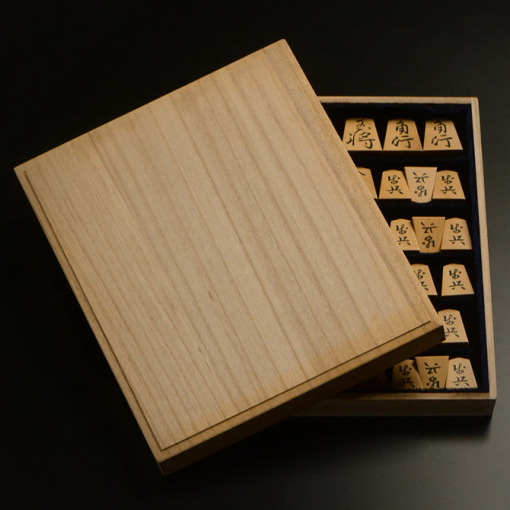 Shogi Pieces by Shūraku — detail